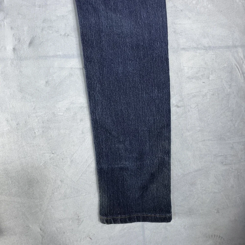 BQB‎ Womens Skinny Jeans Blue Dark Wash Denim Stretch 5-Pocket Slim Fit Size 7
